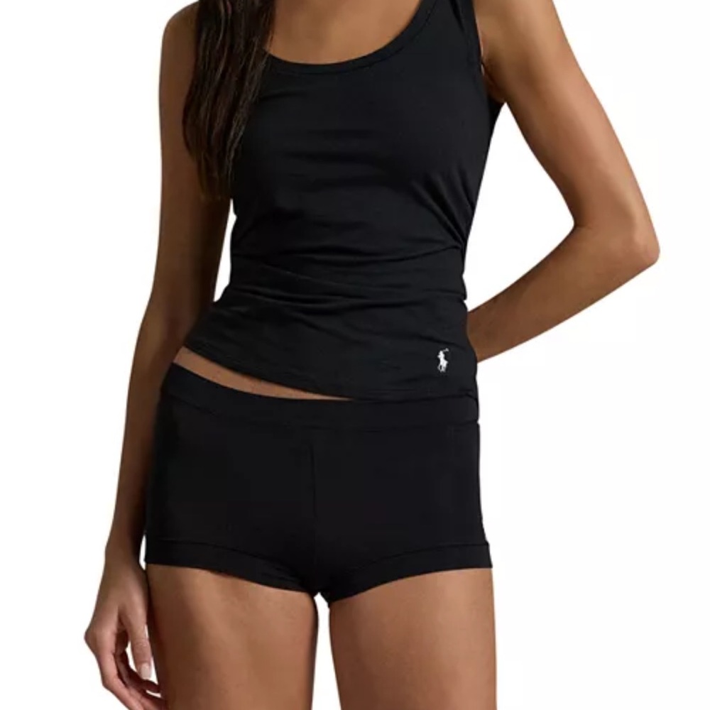 Ralph Lauren Black Tank and shorts